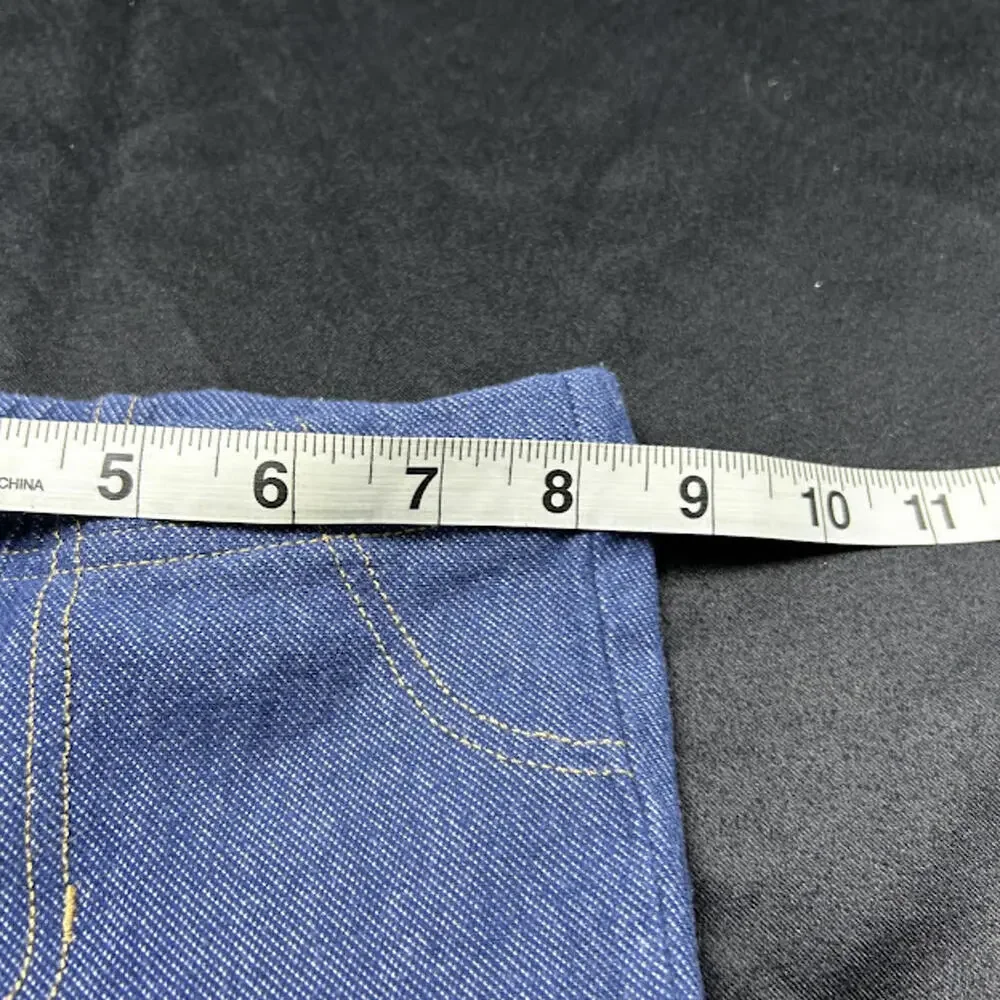 Carters Girls Jeggings 4T Denim Yellow/Brown EUC‎